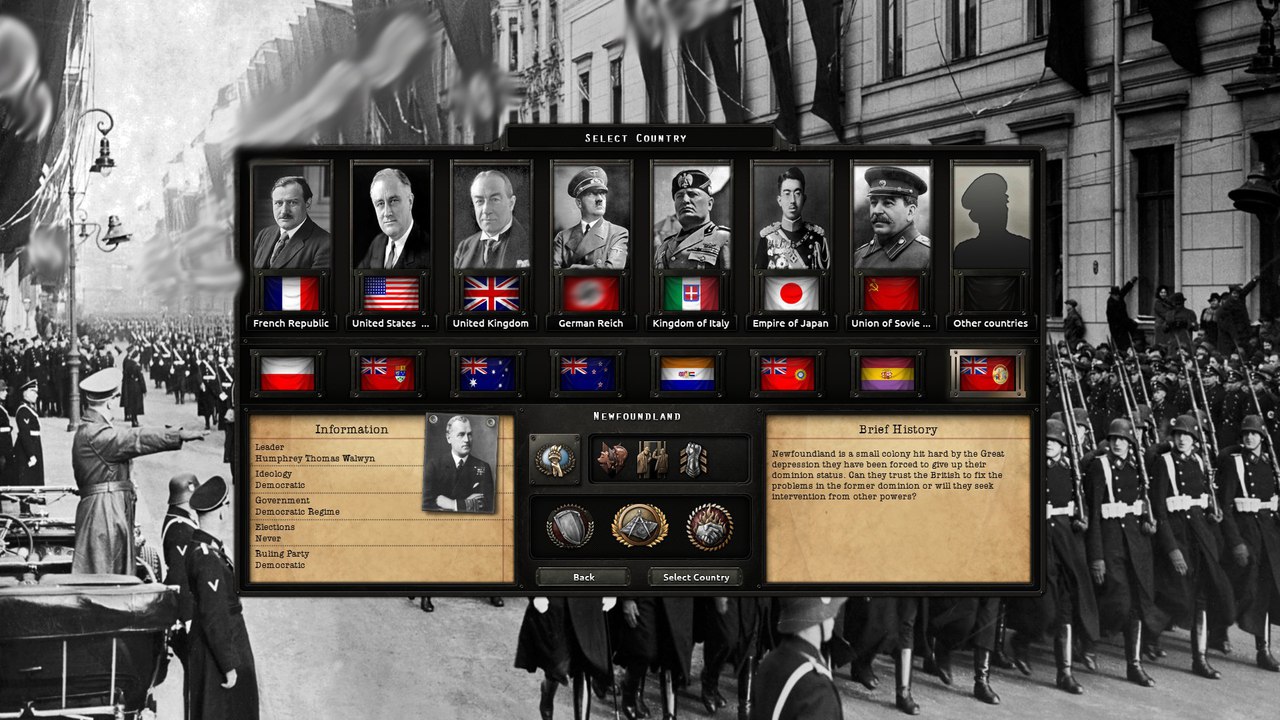 Hearts of Iron 4 "Historical Flavor Mod"