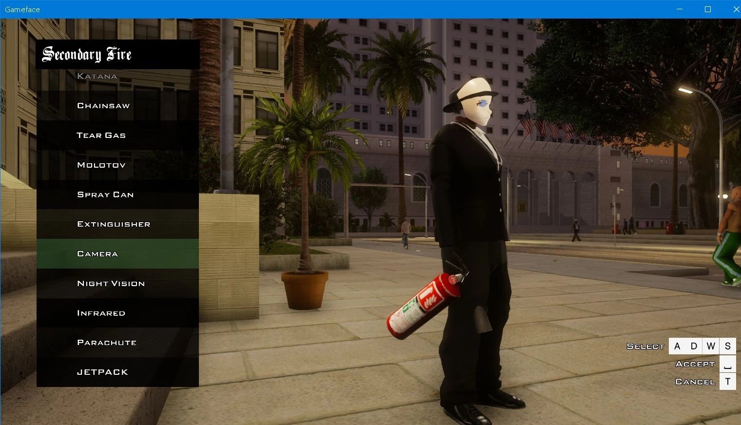 Grand Theft Auto: The Trilogy (San Andreas) "Меню выбора оружия v2"