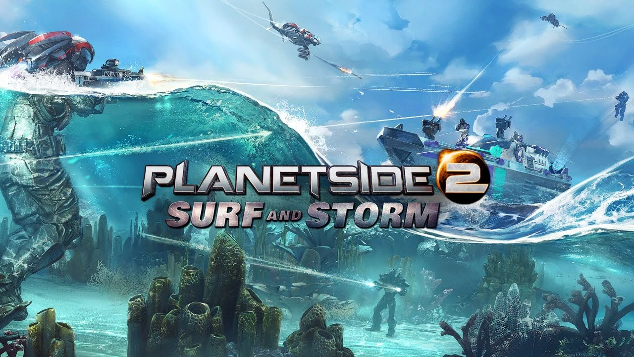 Обновление Surf and Storm для PlanetSide 2 посвящено подводным боям