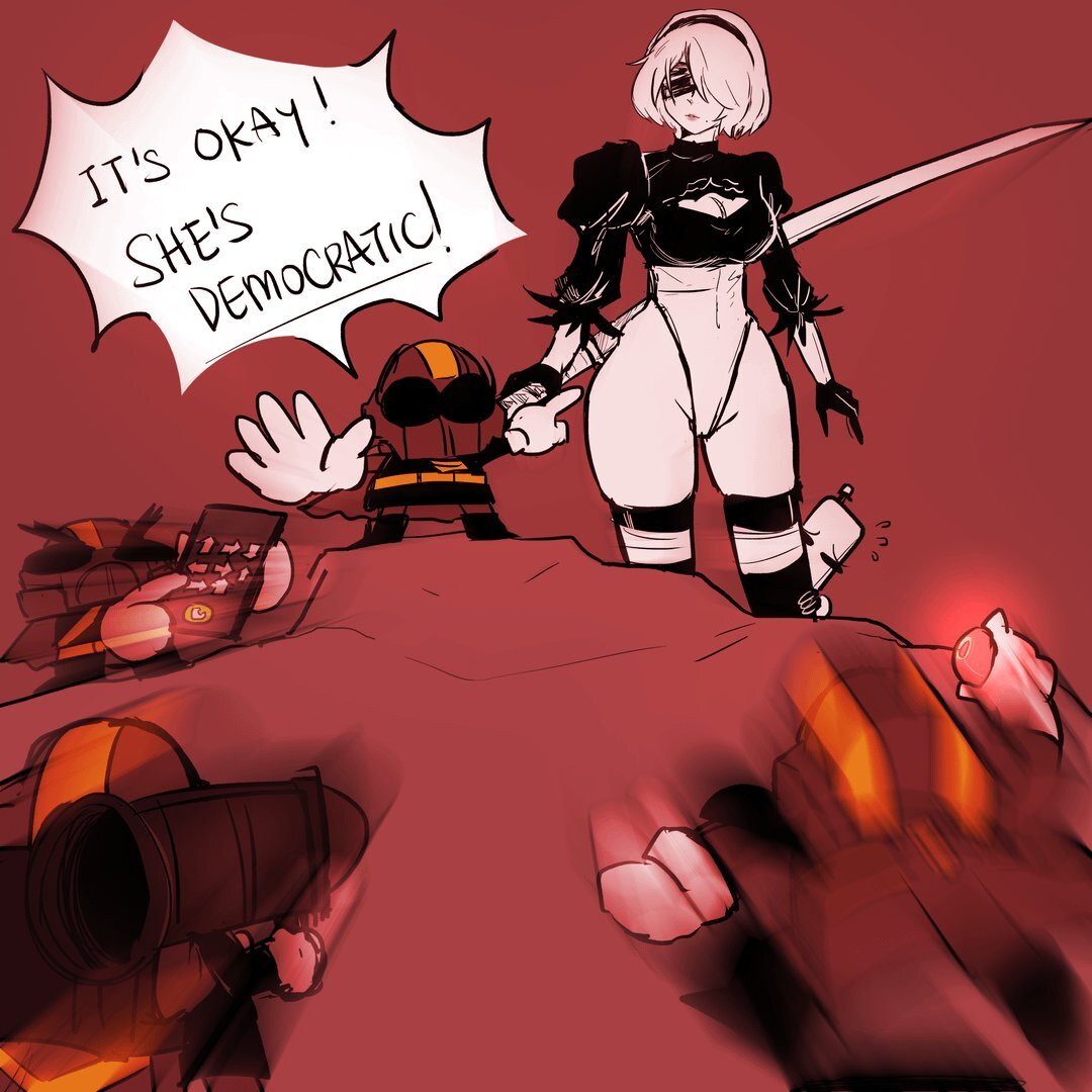 Всё в порядке, она за демократию