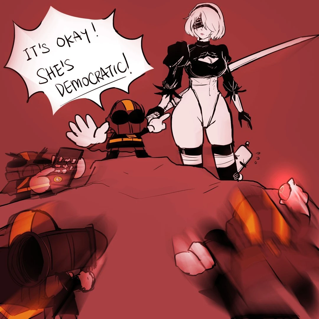 Всё в порядке, она за демократию