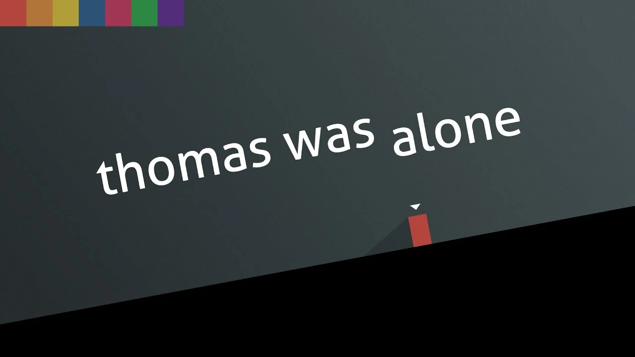 Видео игрового процесса Thomas Was Alone на Switch