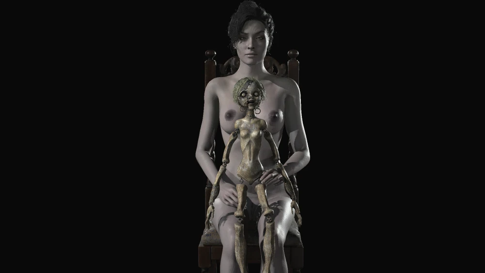 Resident Evil: Village "Полностью голая Донна Беневиенто"