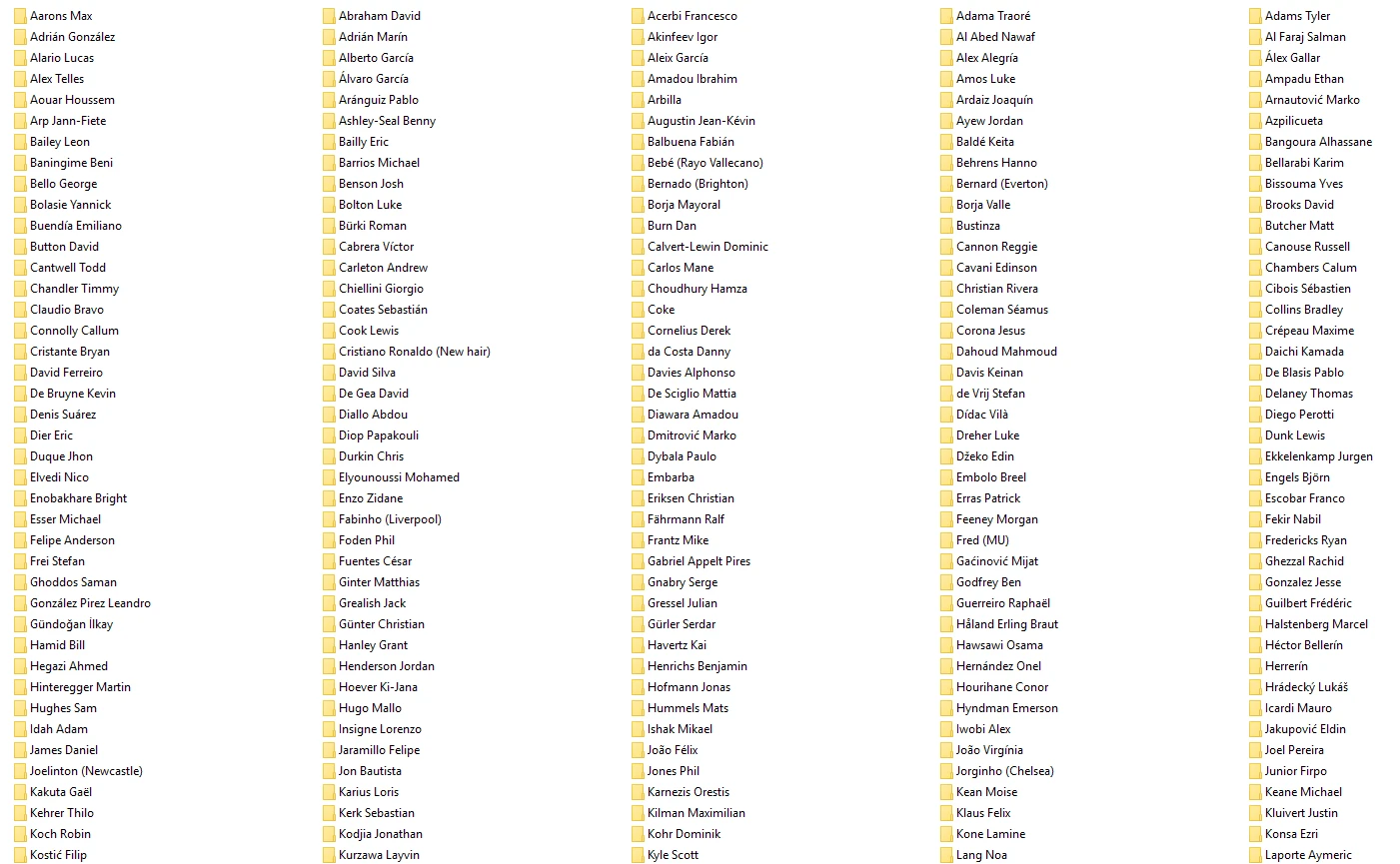 FIFA 16 "Mega facepack FIFA 20"