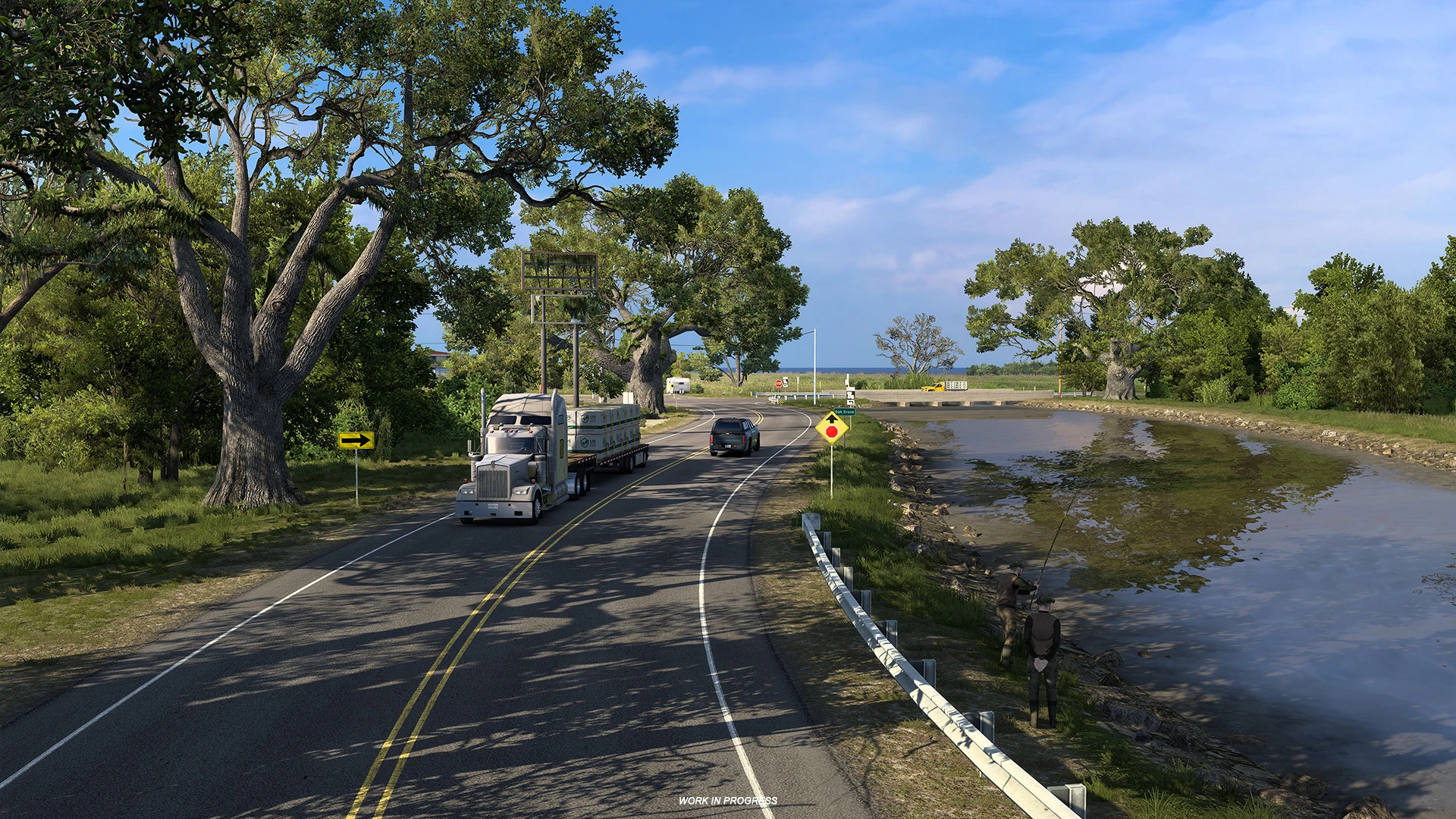 Новые скриншоты из будущего DLC Луизиана для American Truck Simulator - Леса