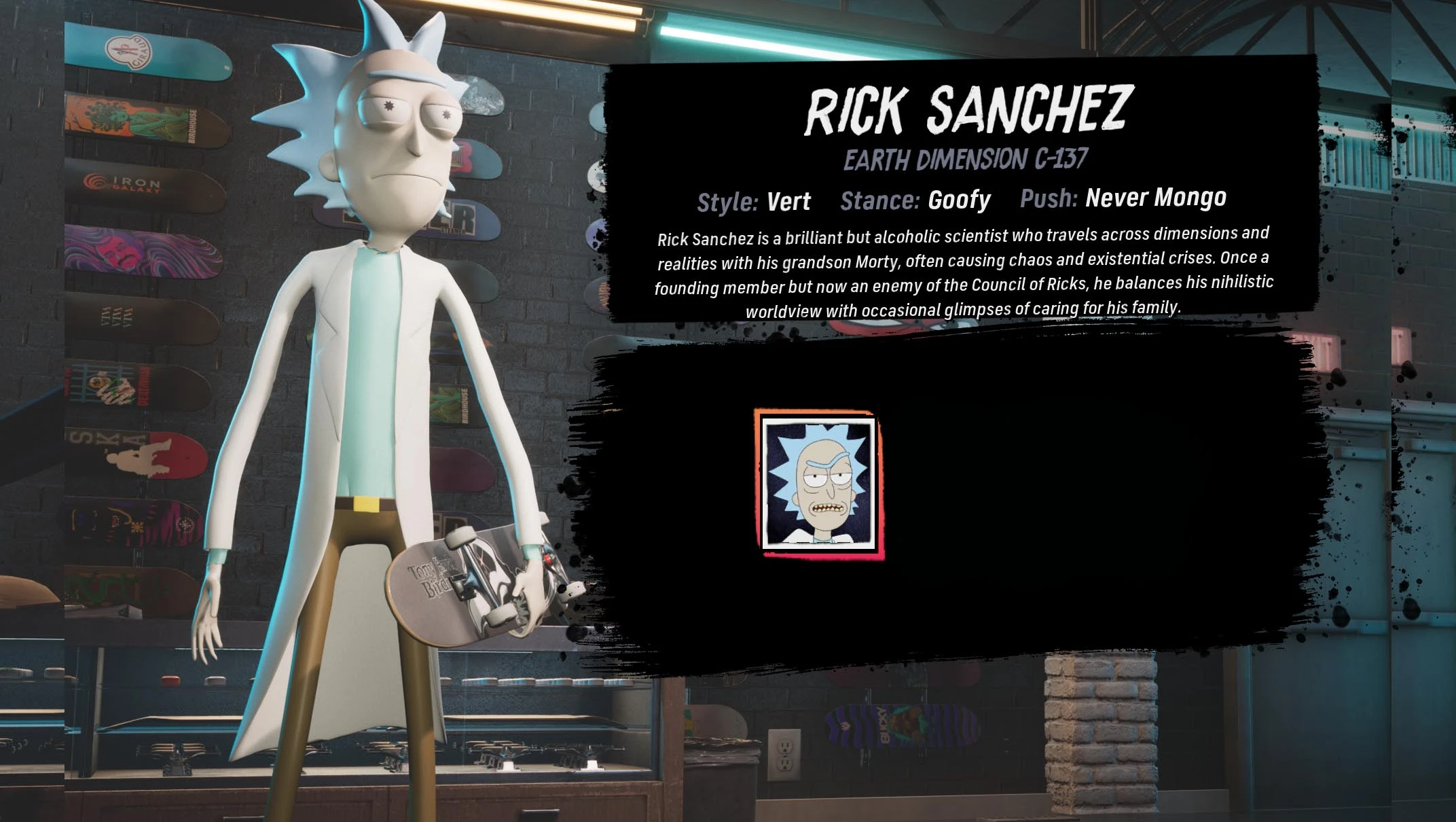 Tony Hawk's Pro Skater 3+4 "Рик Санчес"