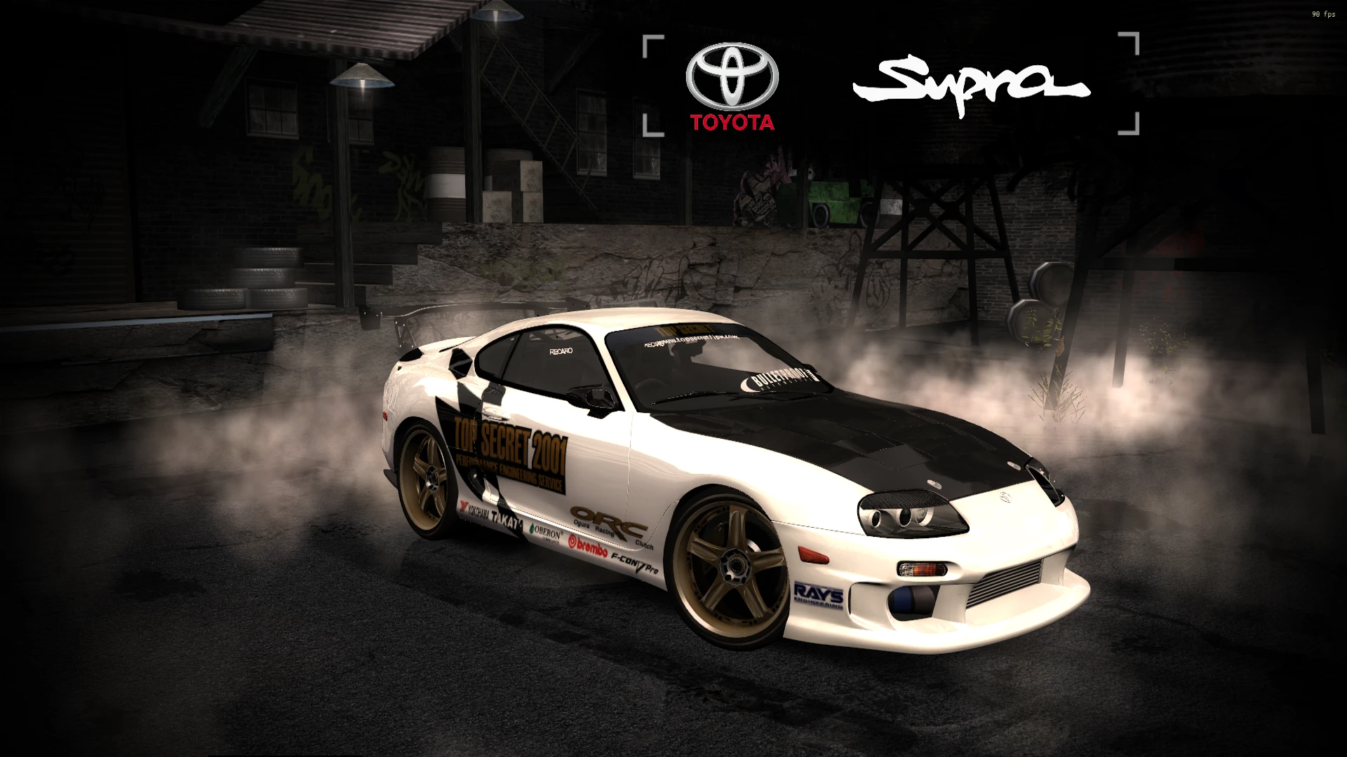 Need for Speed: Most Wanted "1998 Top Secret Toyota Supra RZ Mk.IV 0-300"
