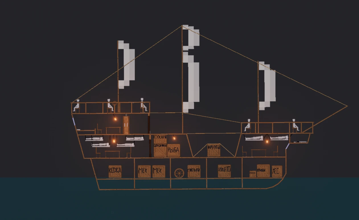 People Playground "Средневековая каракка" [1.27.5+]