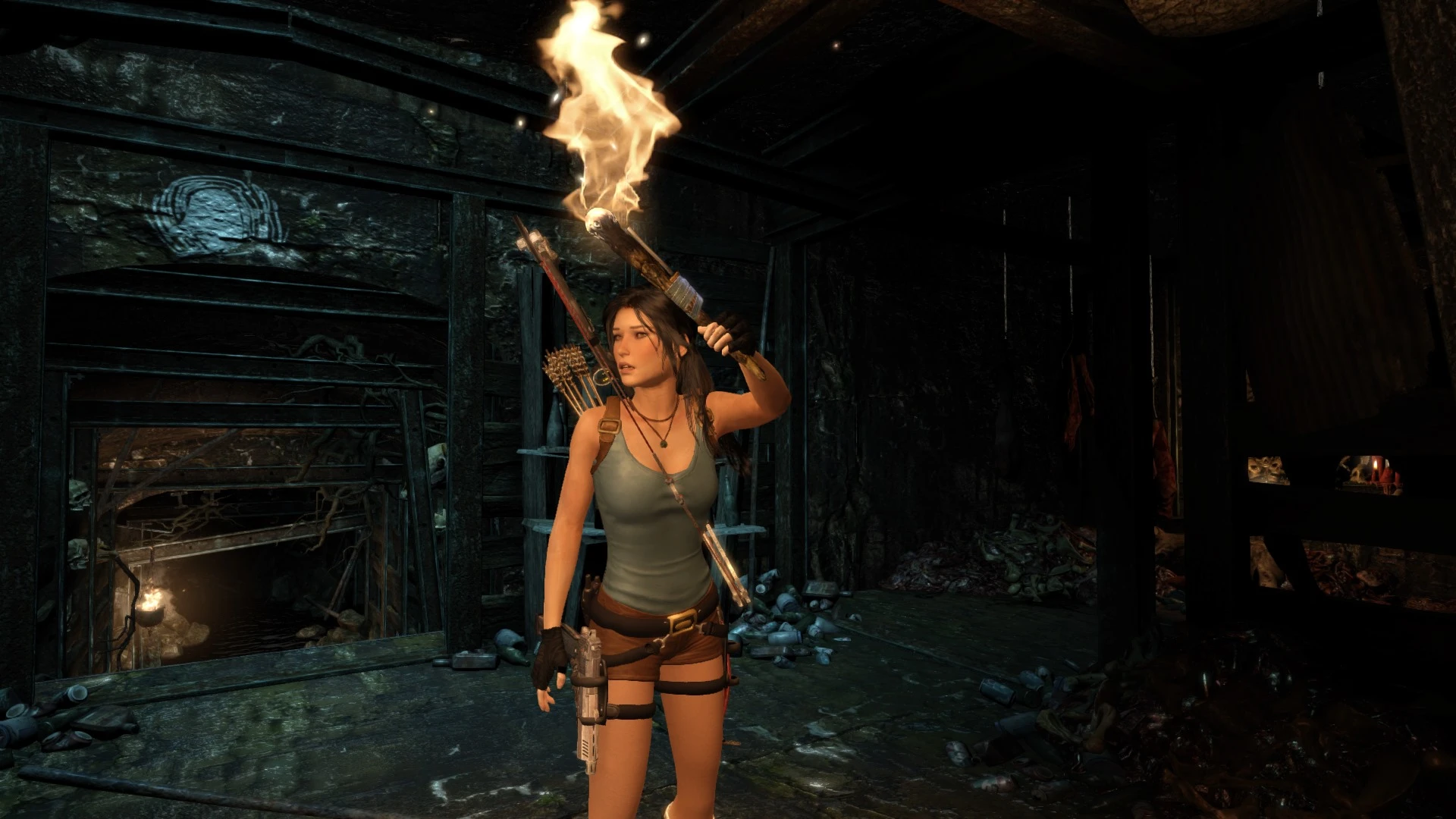 Благодаря моду в Tomb Raider (2013) теперь можно побегать за Лару в шортах и майке