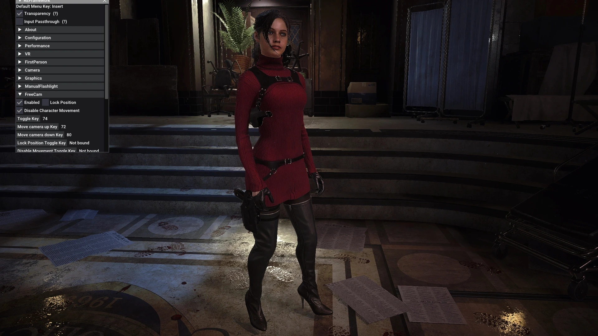 Resident Evil 2 "Клэр в платье Ады из ремейка RE4"