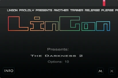 The Darkness 2: Трейнер/Trainer (+10) [1.0: STEAM] {LinGon}