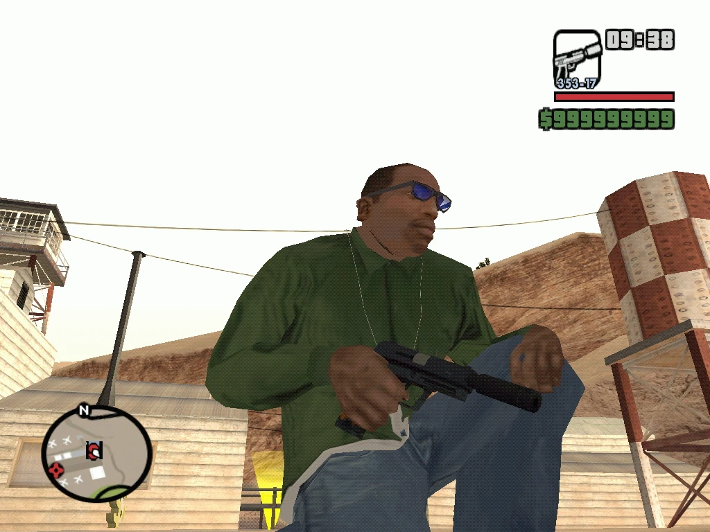 Grand Theft Auto: San Andreas "Пистолет ГРАЧ"