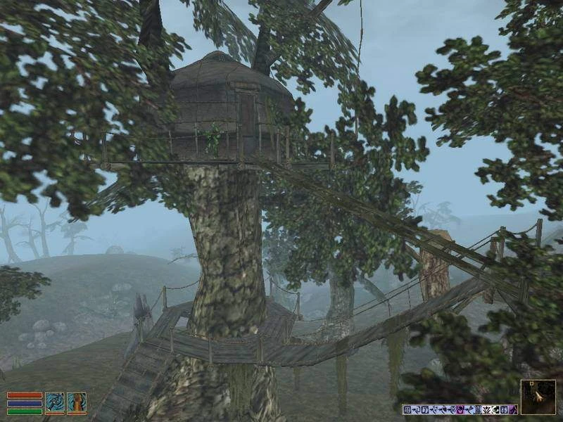 Morrowind "Домик на дереве"