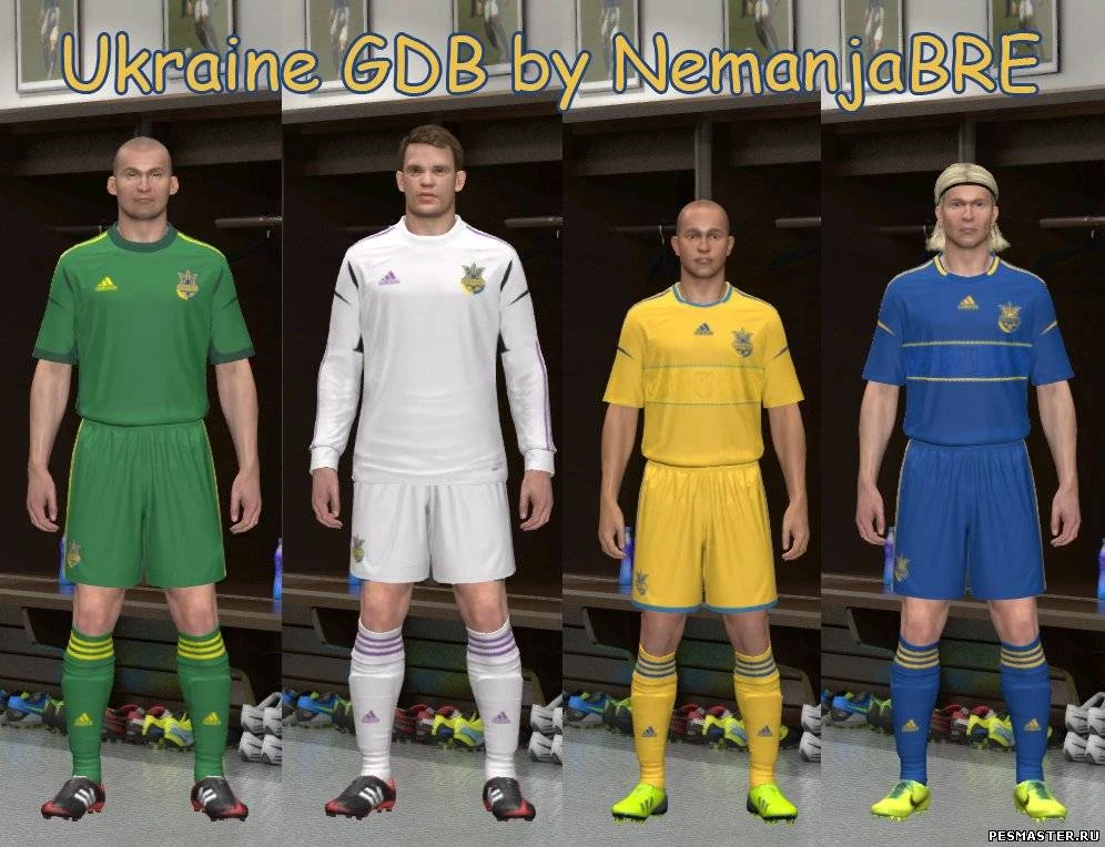 PES 2014 "Ukraine 13-14 Kits"