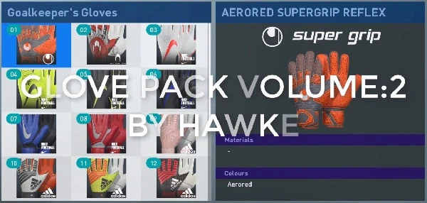 PES 2019 "Glovepack Vol 2 by Hawke"