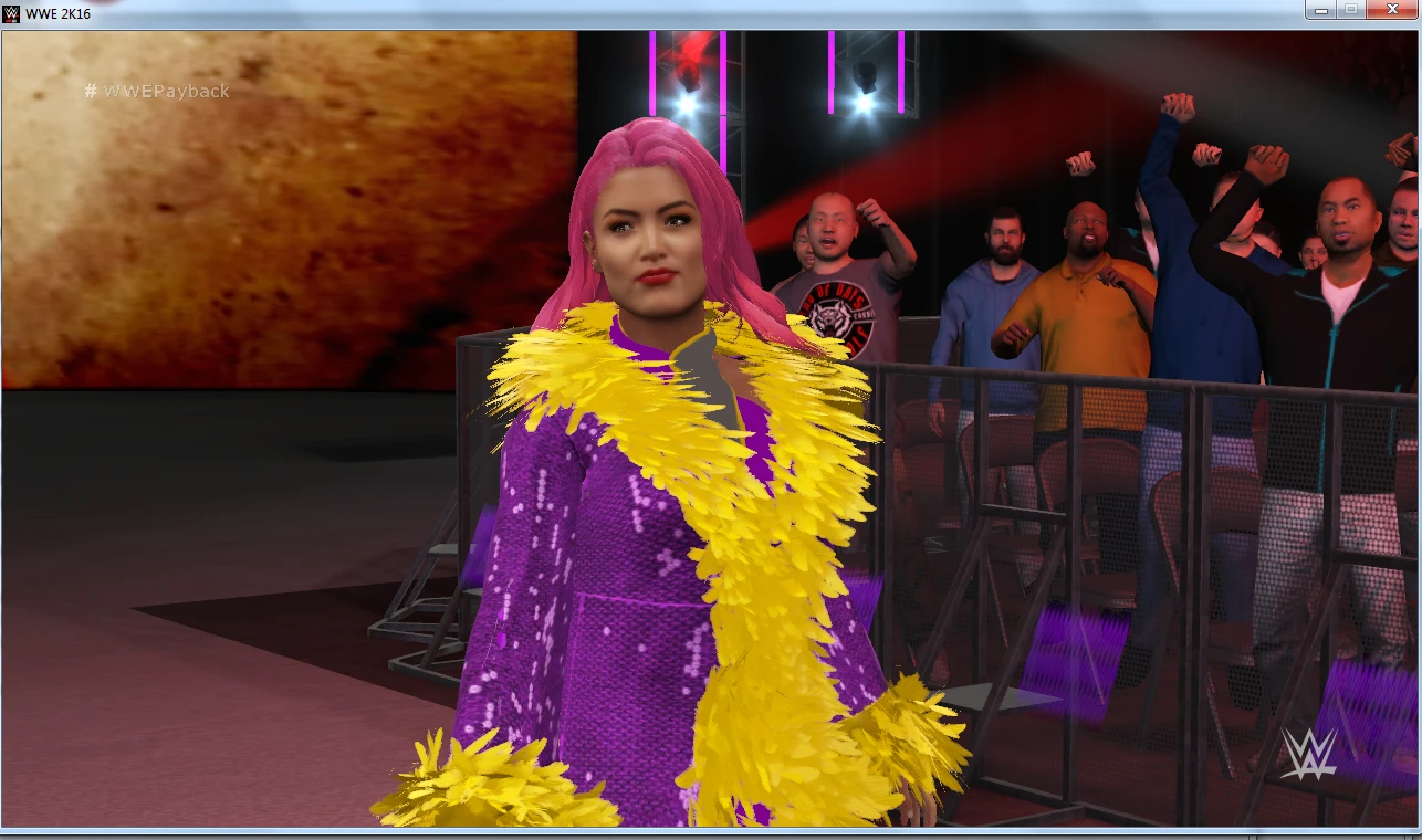 WWE 2K16 "Eva Marie розовый наряд 2K19 порт"