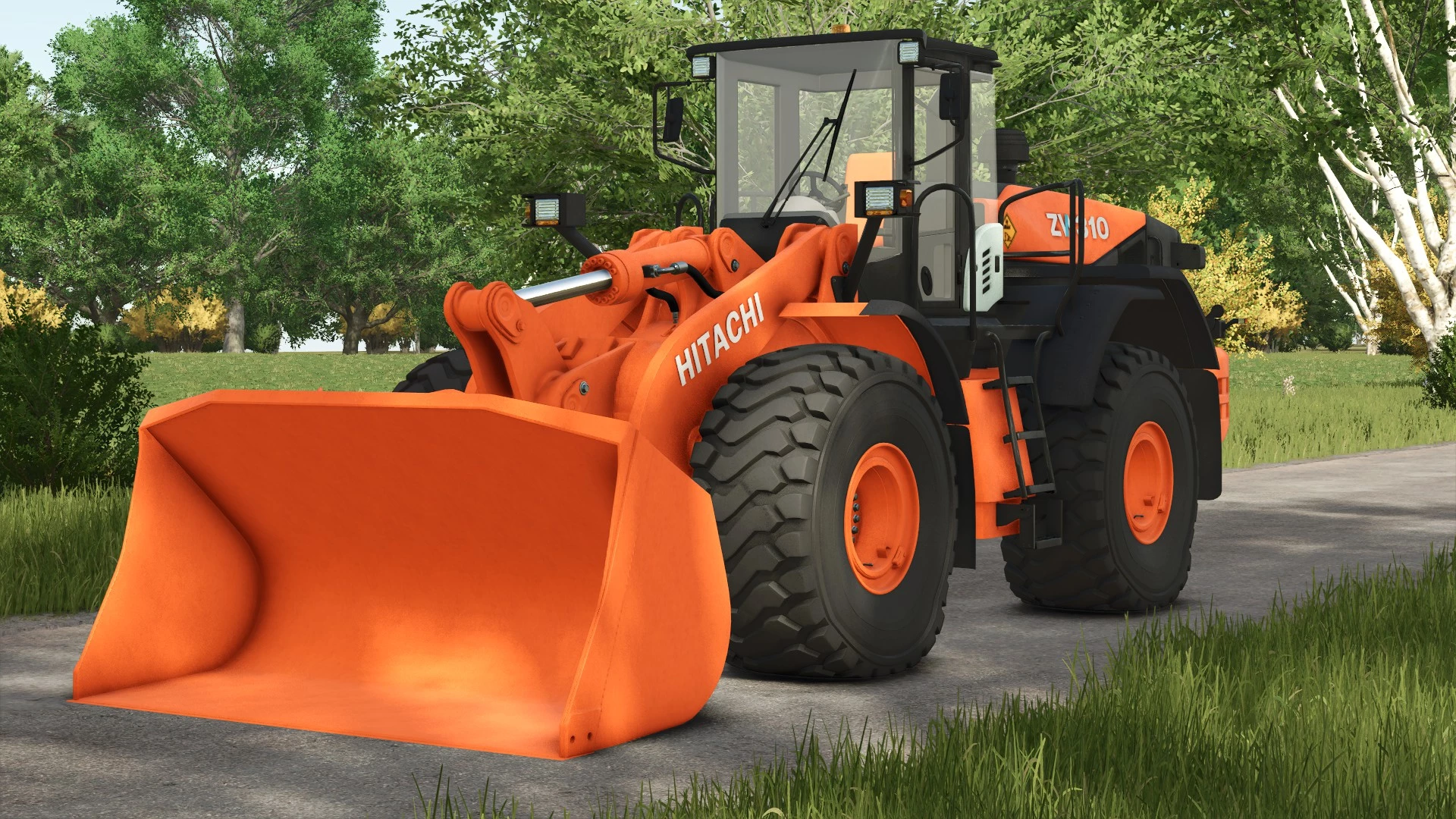 Farming Simulator 25 "Колесный погрузчик Hitachi 310W" [v1.0.0.0]