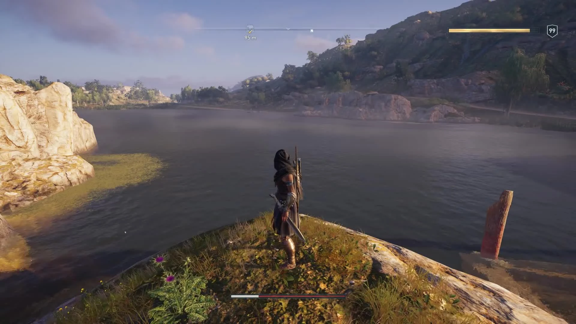 Демонстрация Assassin's Creed Odyssey с симуляцией трассировки лучей