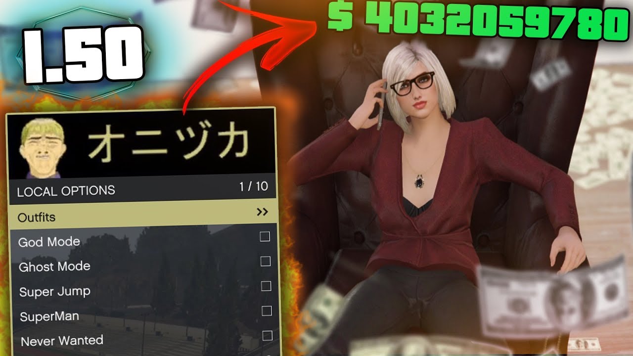 Grand Theft Auto 5 (GTA V): Чит-Мод/Cheat-Mode (ONIZUKA MENU) [1.50]