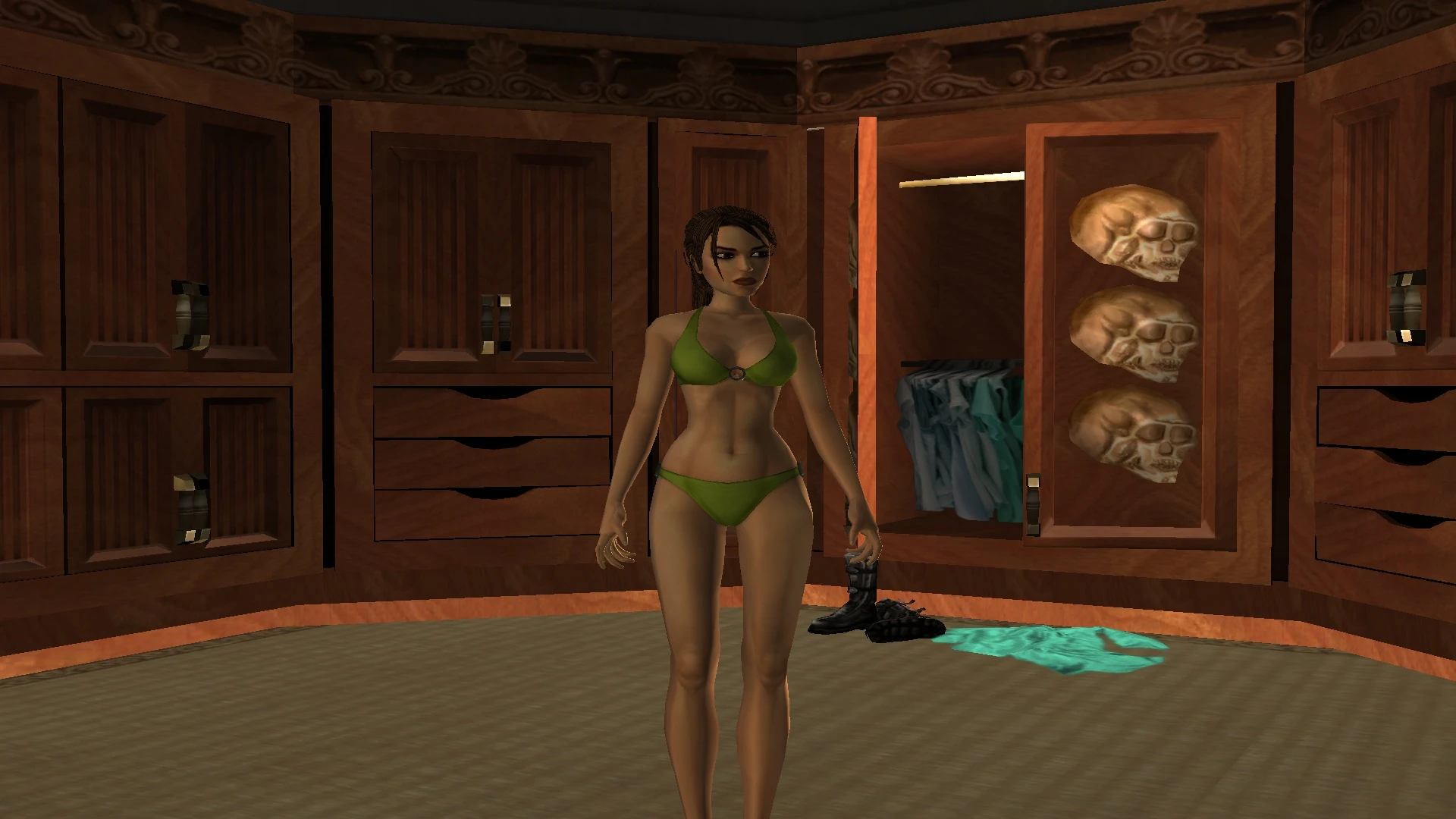 Tomb Raider Legend "Зеленый Купальник "