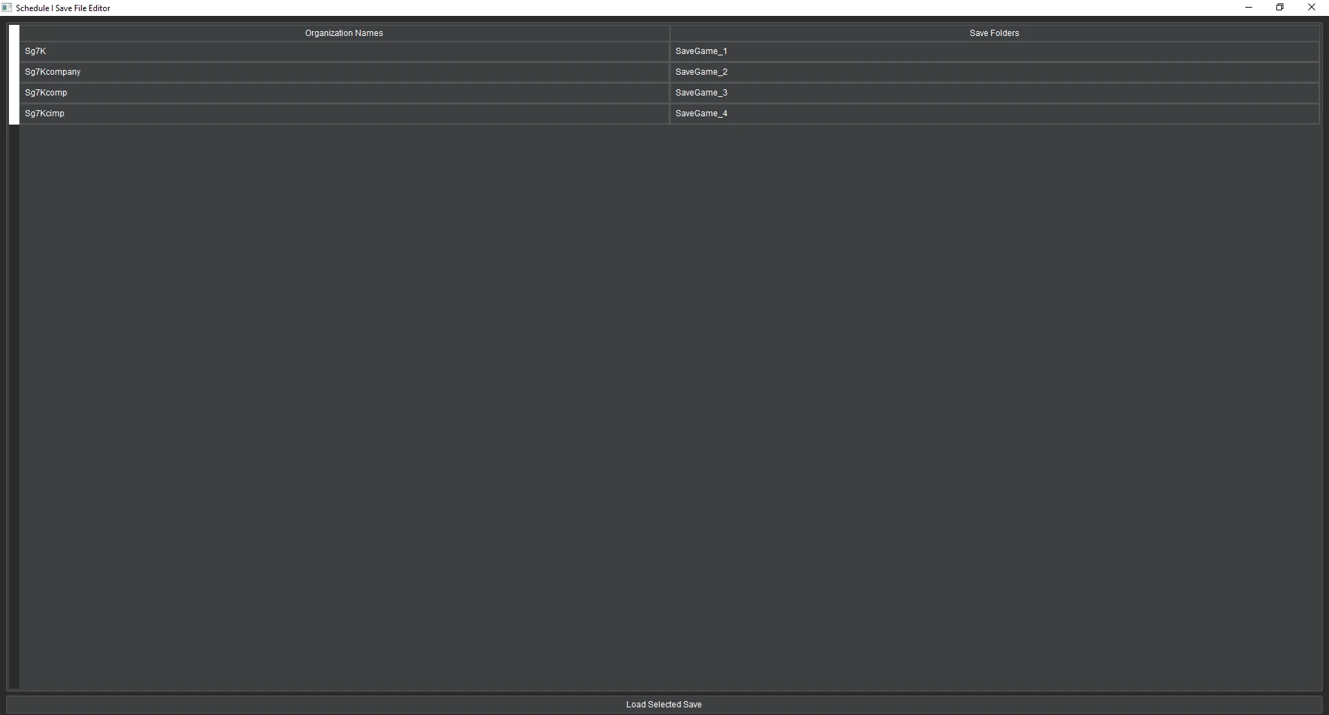 Schedule 1 "Редактор Сохранений - Save File Editor"