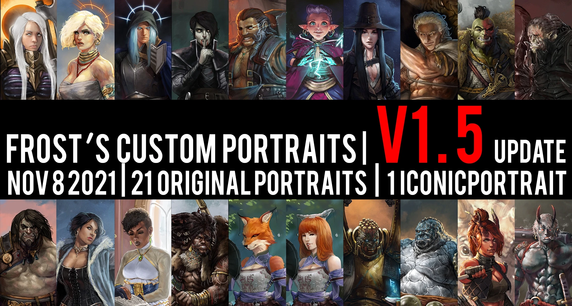 Pathfinder: Wrath of The Righteous "Пользовательские портреты"