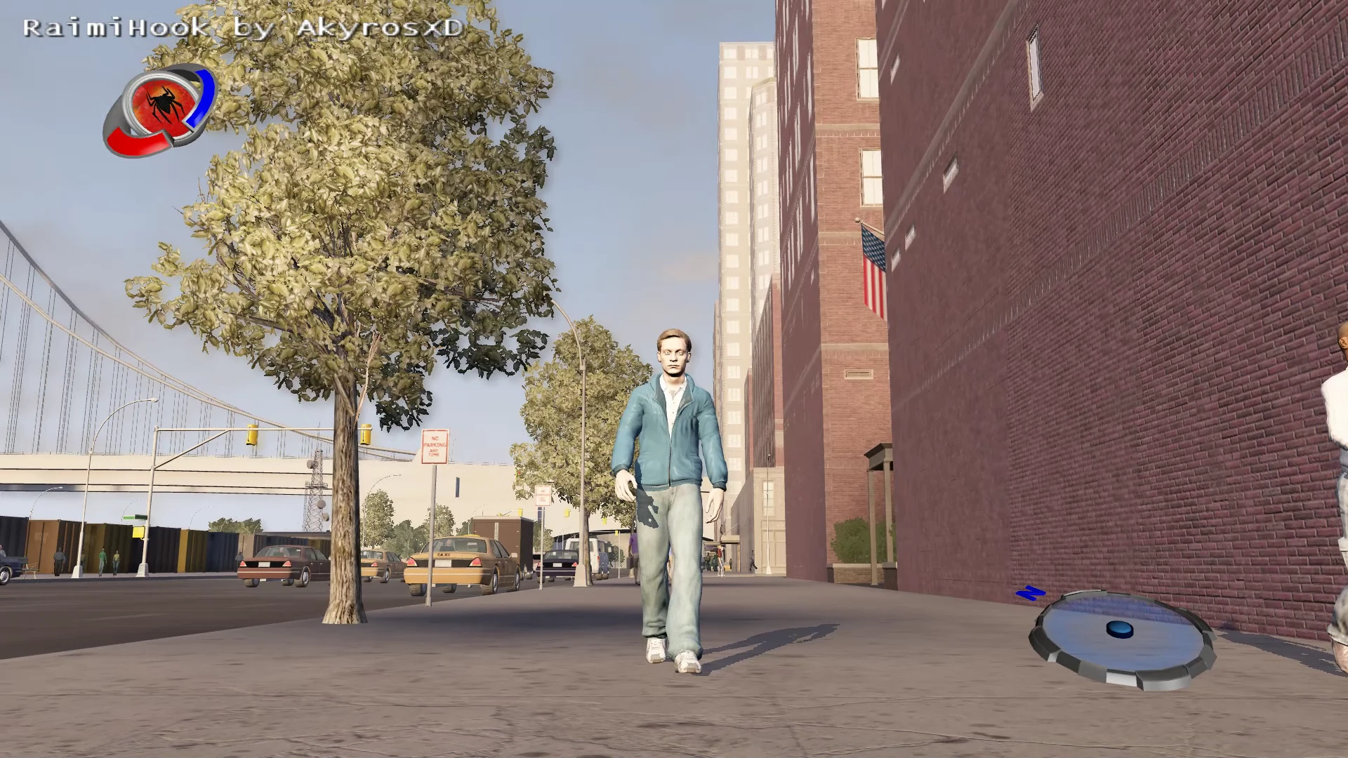 Spider-Man 3: The Game "Удаление водяного знака дебаг меню"