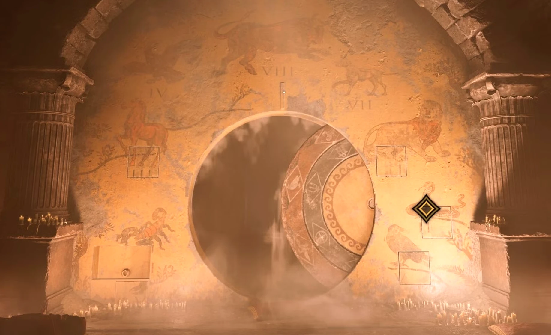 Финальное испытание Indiana Jones and the Great Circle: Орден гигантов - решение головоломки с Вратами Чудовища