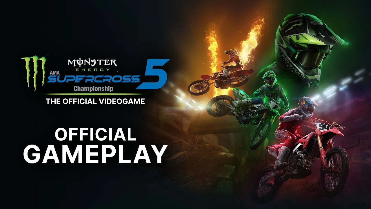 Официальный геймплей в новом трейлере Monster Energy Supercross: The Official Videogame 5