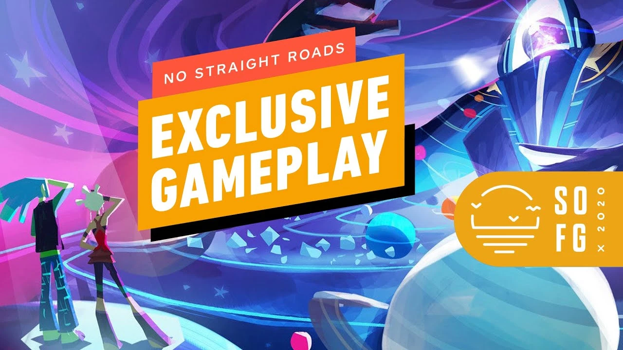 8 минут игрового процесса музыкально игры No Straight Roads