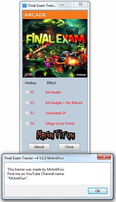 Final Exam: Трейнер/Trainer (+4) [1.0] {MrAntiFun}