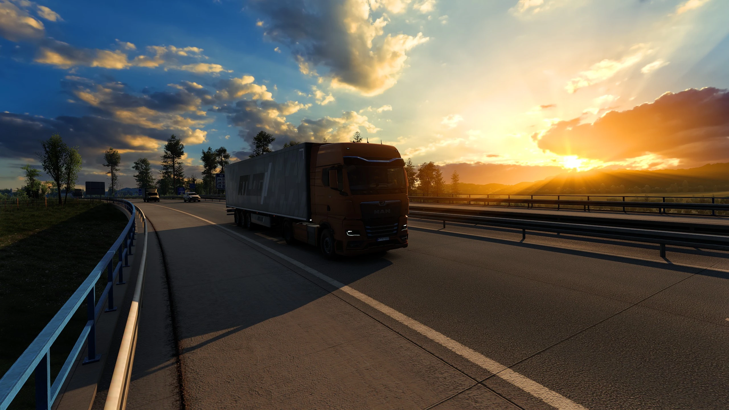 Euro Truck Simulator 2 "Snowymoon - Улучшенное освещение"