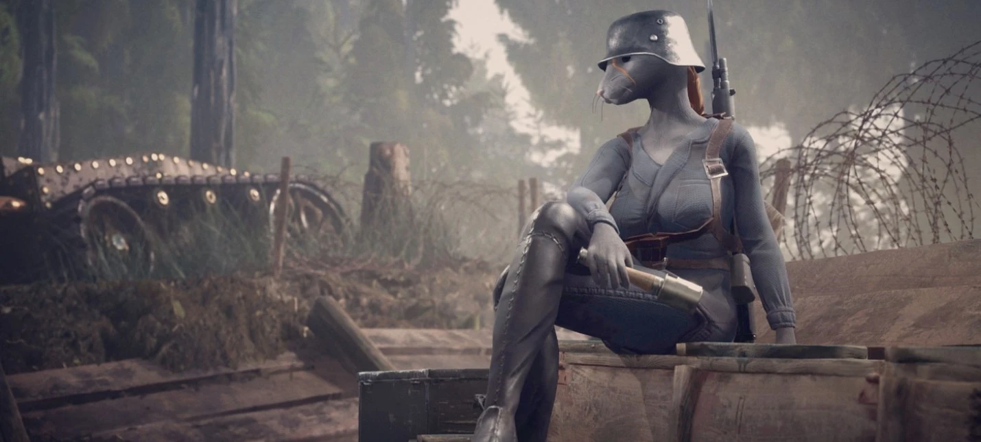 Девять минут геймплея из стратегии Ratten Reich в которой антропоморфные крысы сражаются на полях Первой мировой