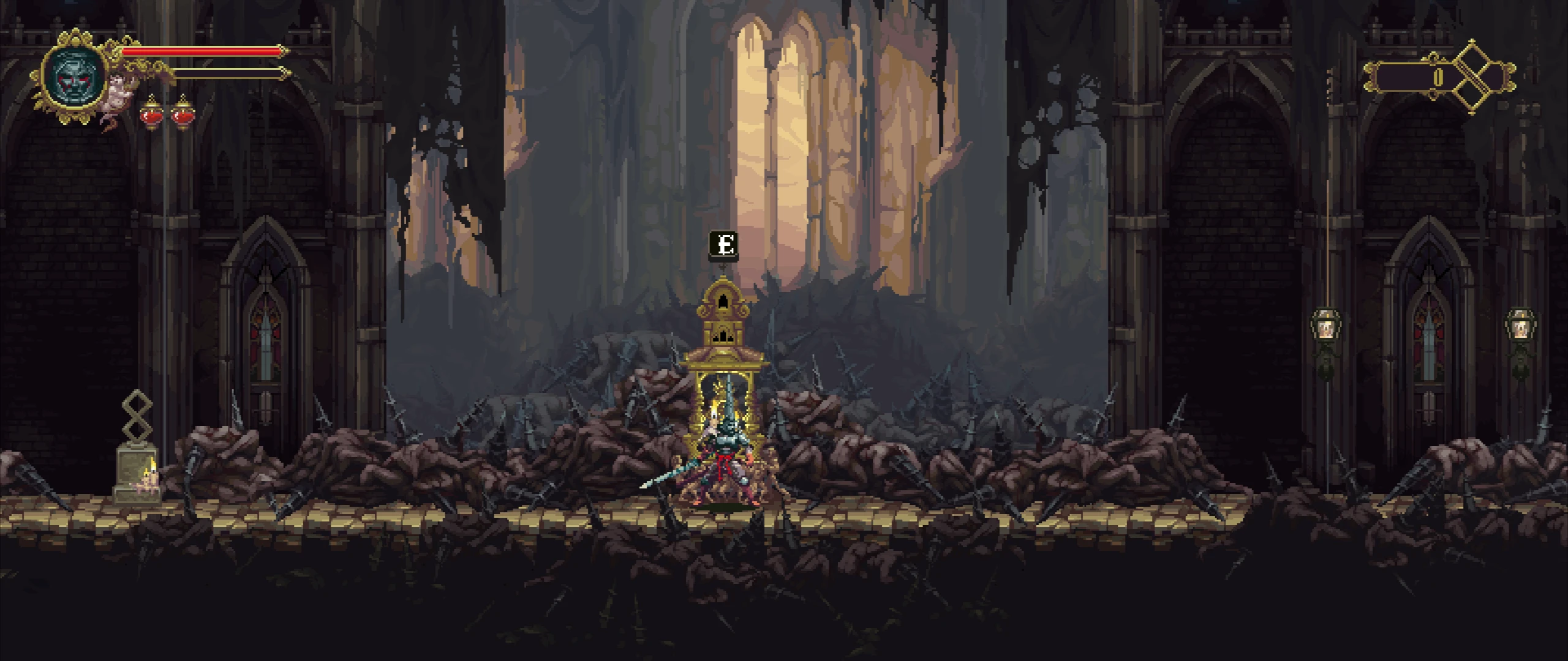 Blasphemous "Фикс для ультрашироких мониторов"