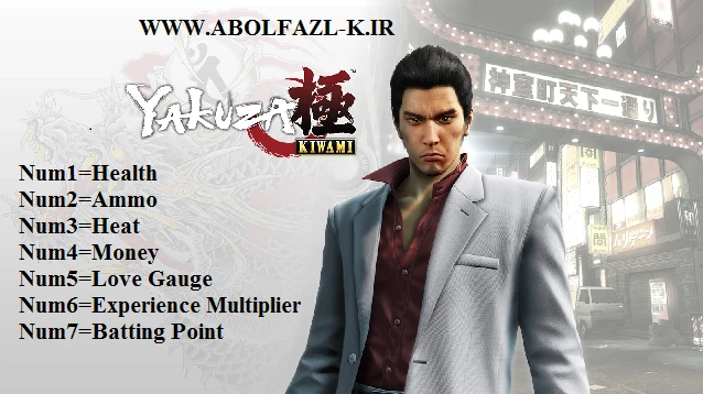 Yakuza: Kiwami: Трейнер/Trainer (+7) [1.0] {Abolfazl.k}