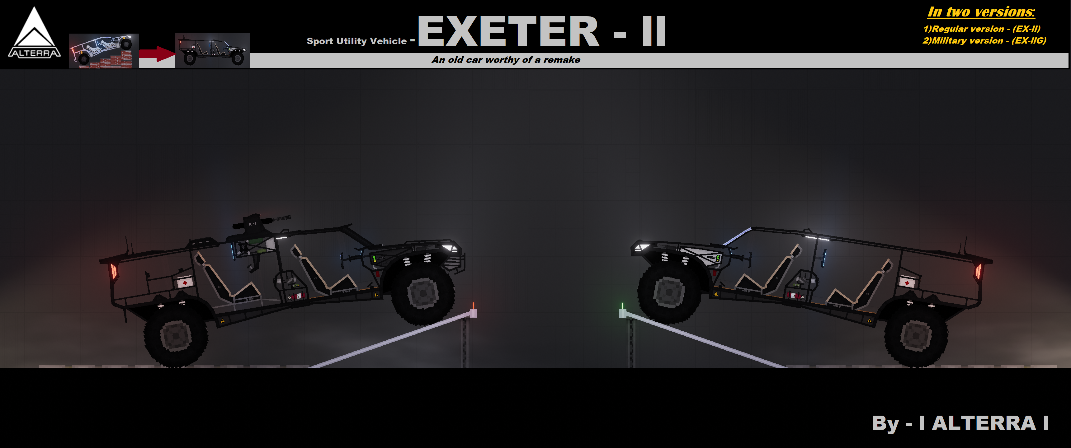 People Playground "Внедорожник Exeter-ll" [1.27.5+] {l ALTERRA l}