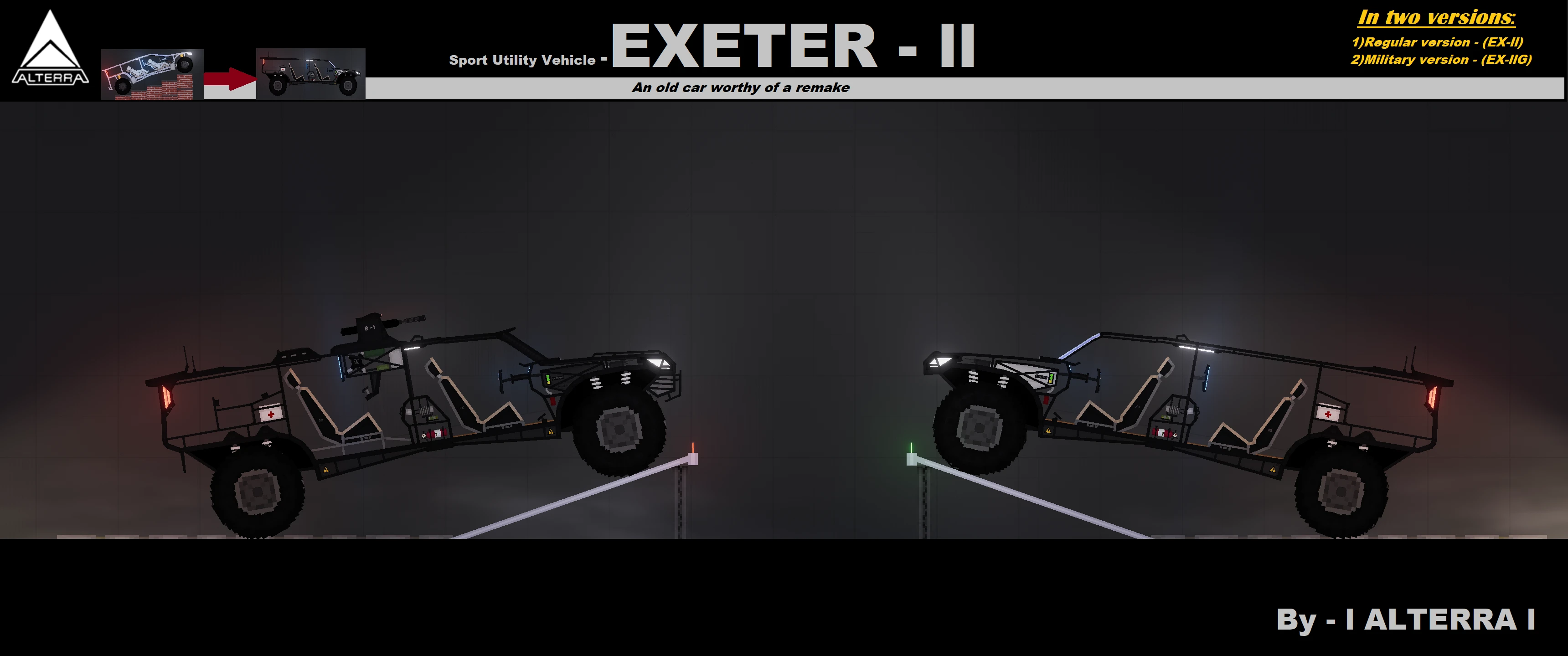 People Playground "Внедорожник Exeter-ll" [1.27.5+] {l ALTERRA l}