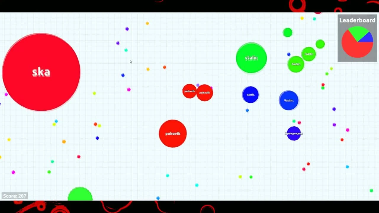 Agar.io "Стань самой большой бактерией"