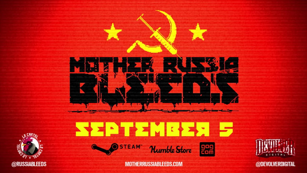 Двухмерный экшен Mother Russia Bleeds выдет в сентябре