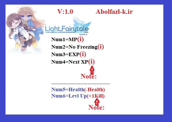 Light Fairytale Episode 2: Трейнер/Trainer (+6) [1.0] {Abolfazl.k}