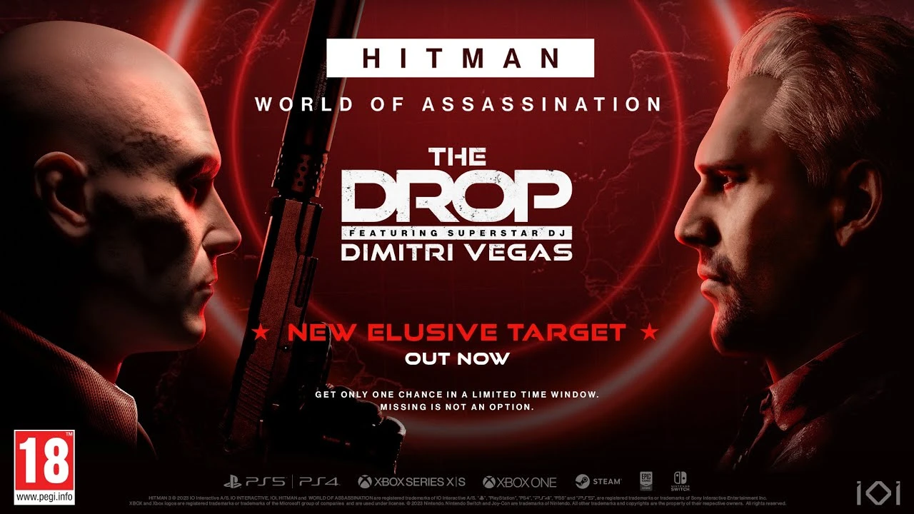 В Hitman появилась новая неуловимая цель на ограниченное время - The Drop с участием Дмитрия Вегаса