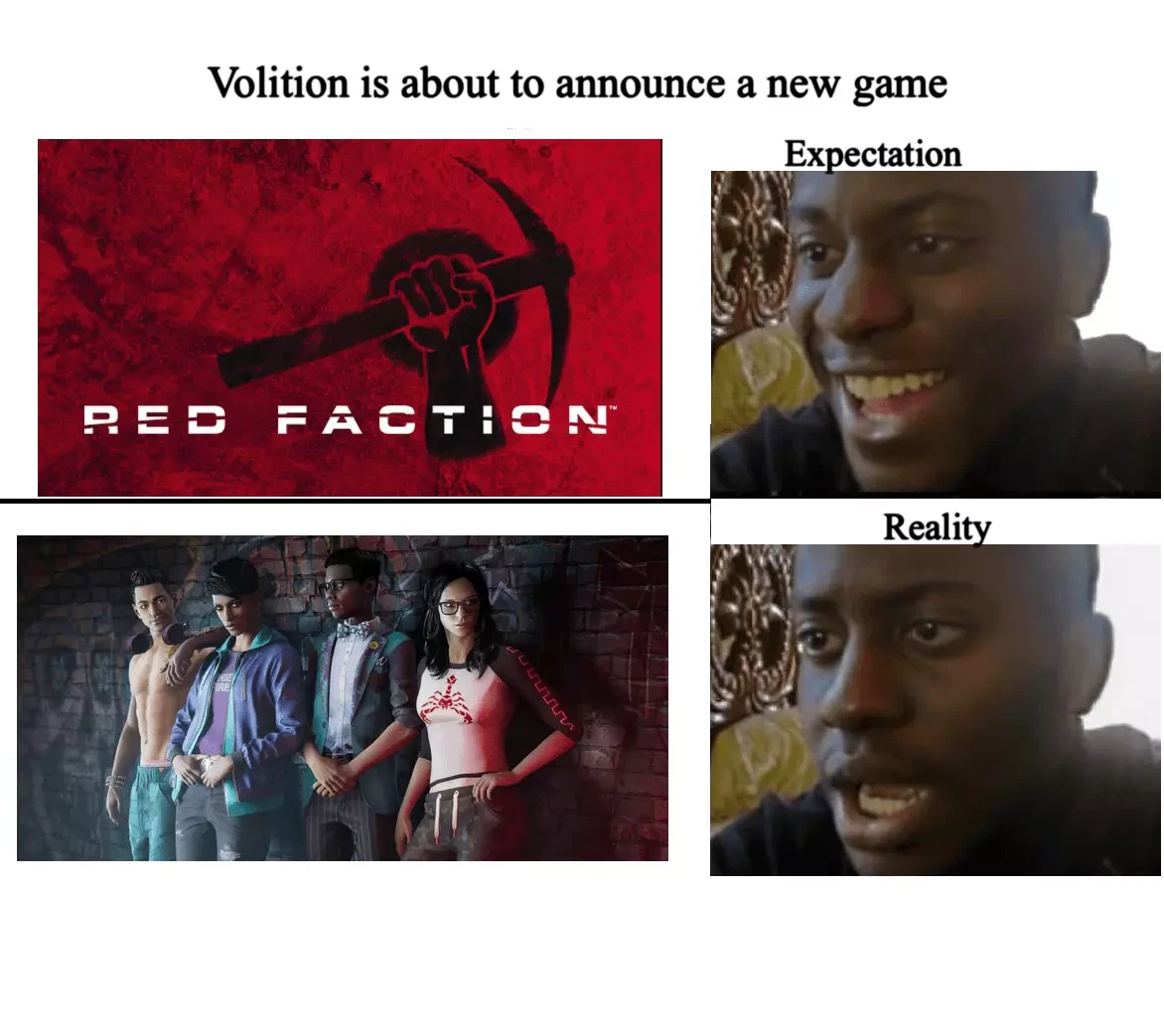 Volition анонсирует новую игру. Ожидание и реальность