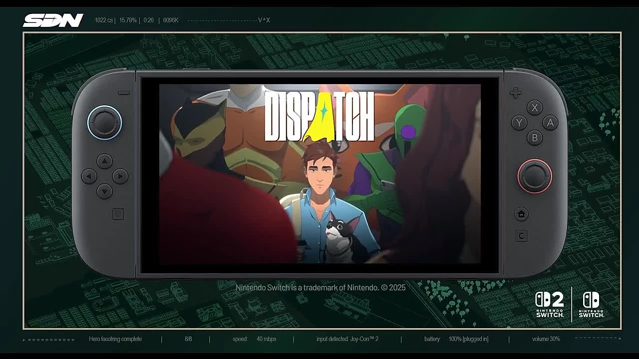 AdHoc подтвердила, что Dispatch заглянет на Switch и Switch 2 в январе 2026 года