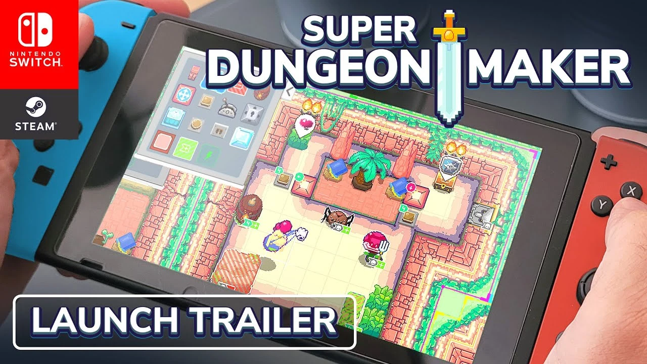 16-битный редактор подземелий Super Dungeon Maker вышел на ПК и Nintendo Switch