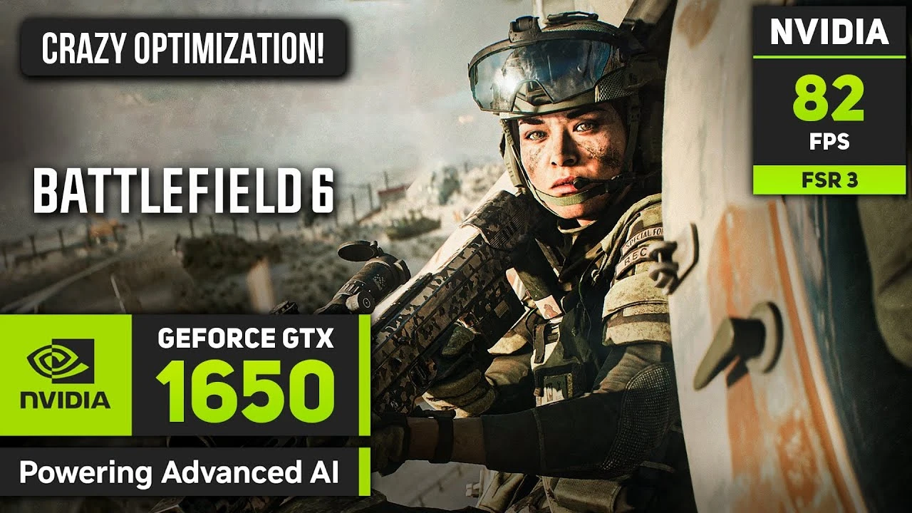 GTX 1650 выдала чудеса оптимизации в Battlefield 6 - тест производительности с FSR 3