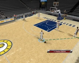 NBA 2K9 "Indiana Pacers площадка"
