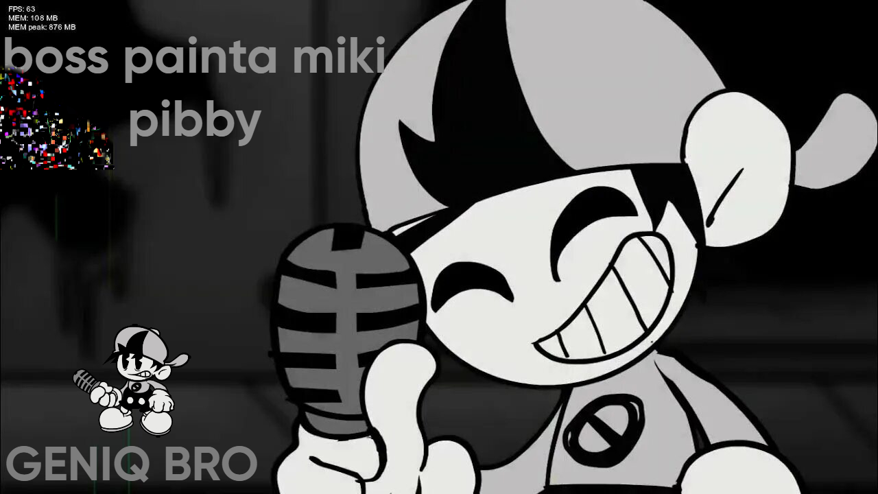 Friday Night Funkin ''Мод босс паинта мики пибби - пибби мод, про мики мауса'' [0.1]