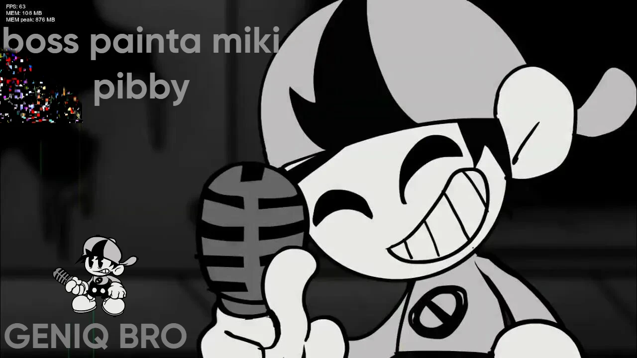 Friday Night Funkin ''Мод босс паинта мики пибби - пибби мод, про мики мауса'' [0.1]