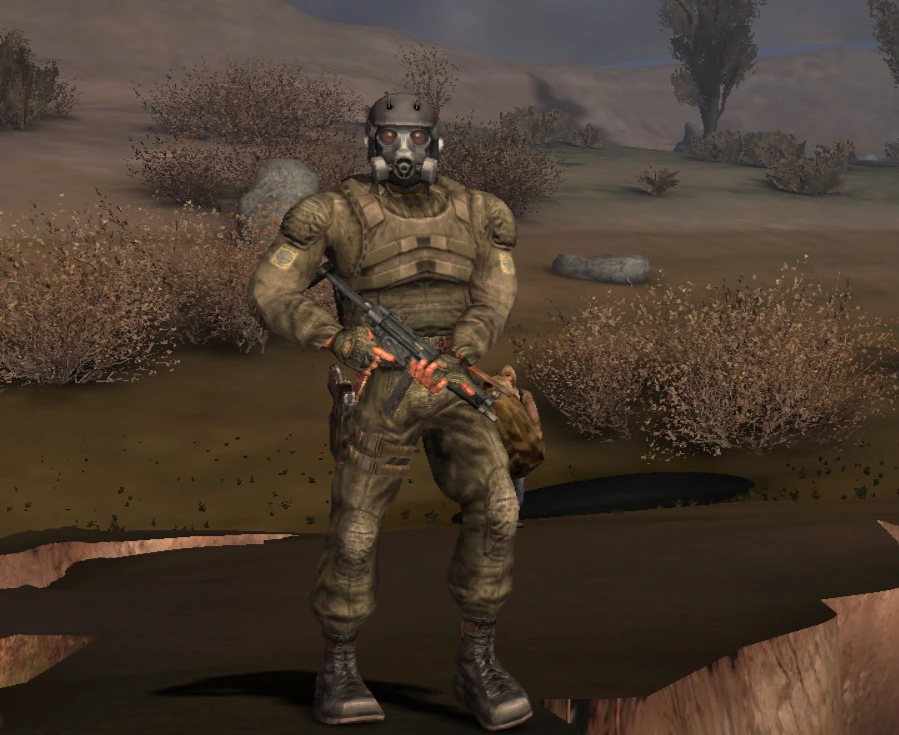 S.T.A.L.K.E.R.: Call of Pripyat "Сталкер с шлемом от экзоскелета"