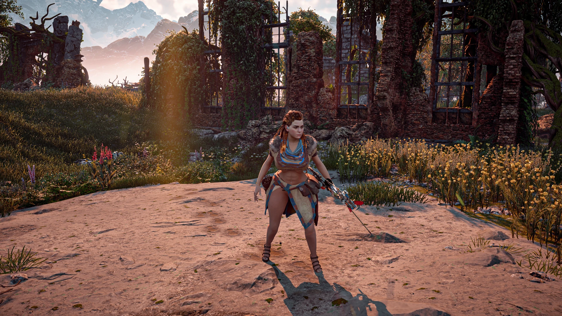 Horizon Zero Dawn "Пышная Элой в наряде Нора"